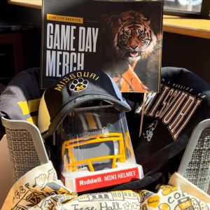 MIZ merch drop. Pop out at 3:30 today for a chance to win our MIZ basket 🐅🐅🐅